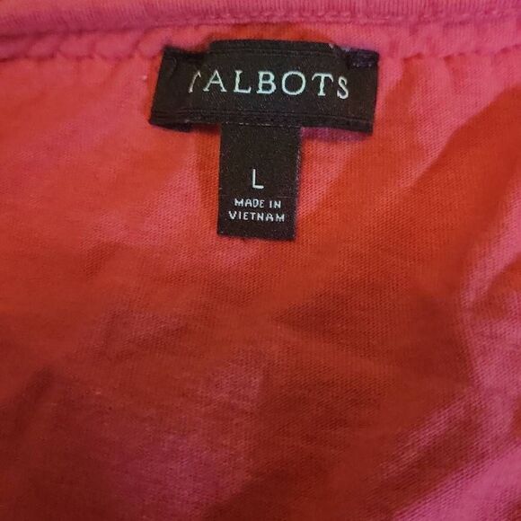 Talbots Women's Size Large Red Long Sleeve Top - Picture 5 of 5